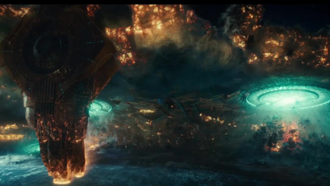 光影交织下的科幻电影特效，温馨日常的奇幻之旅