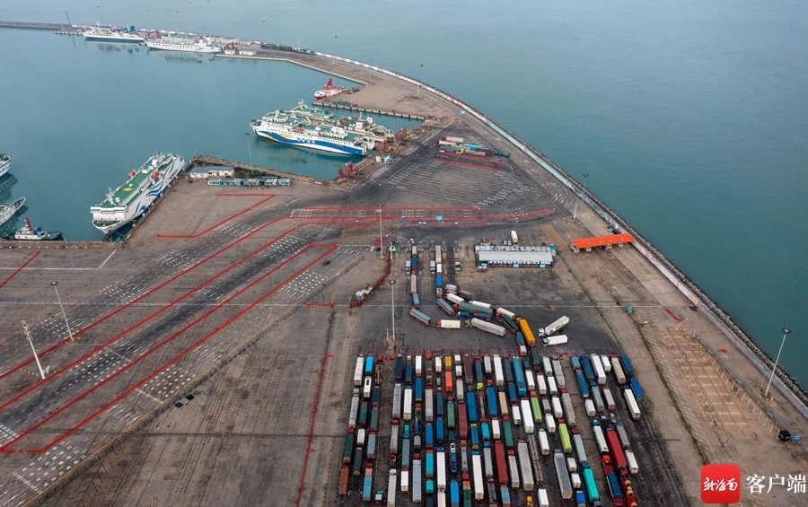 海口新海港码头实时直播，数字化时代的港口繁忙见证