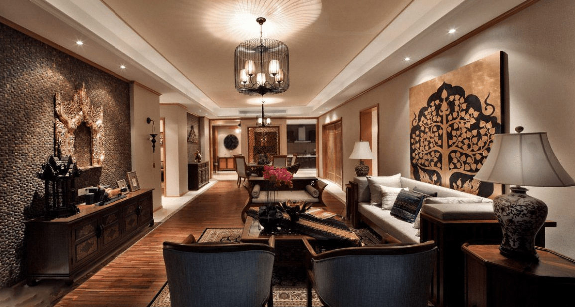 装修藏式风格独家：藏式装修效果图和价格 客厅 