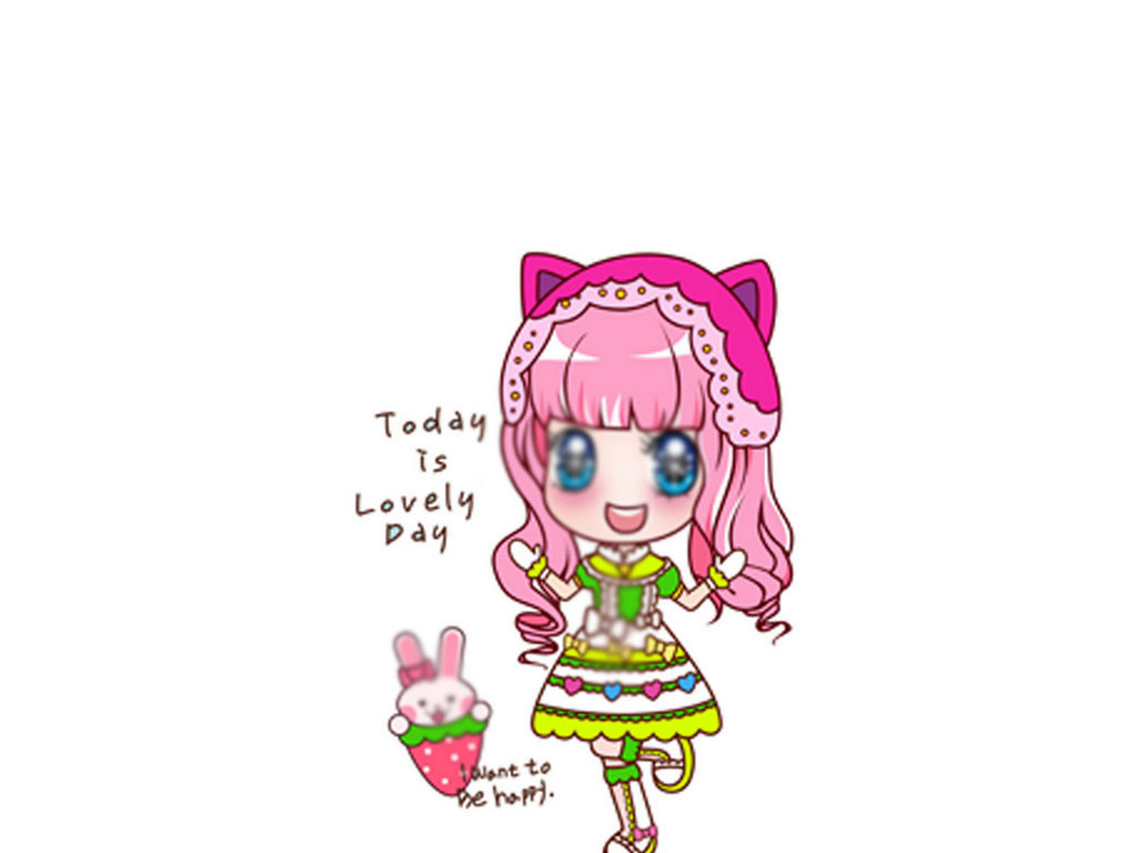 独家女人形象图片：漫画独家女孩 