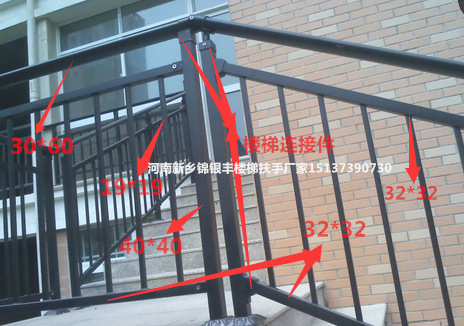 楼梯栏杆立柱规范：楼梯栏杆立面 