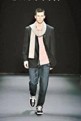 时尚力量展现，男士牛仔宣传图片，魅力之选